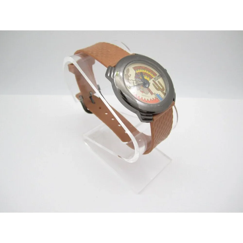 Women Brittania Western Quartz WR Analog 33mm Round Watch (H628) 